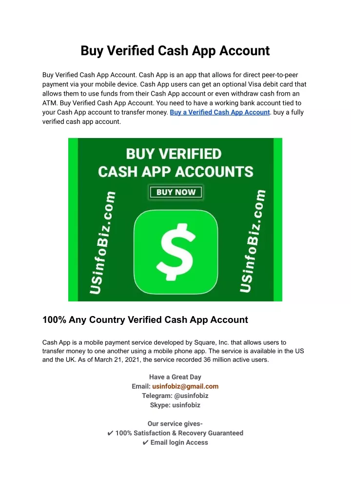 buy verified cash app account