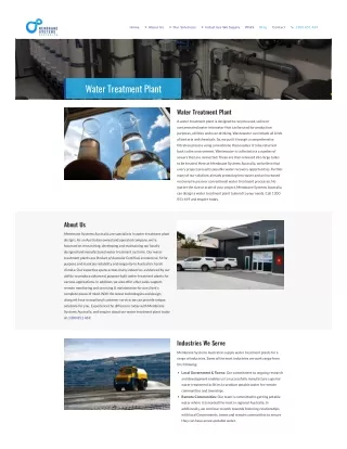 Water Treatment Plant