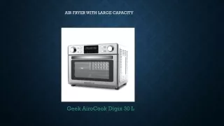 AIR FRYER OVEN WITH LARGE CAPACITY