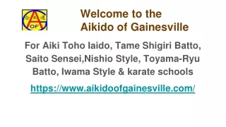 Get the best aikido schools in Florida – Aikido of Gainesville