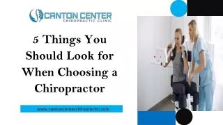 Chiropractor Near Canton