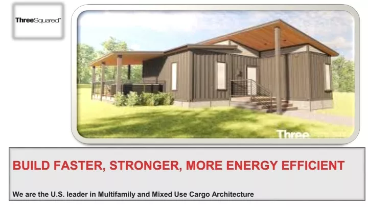 build faster stronger more energy efficient
