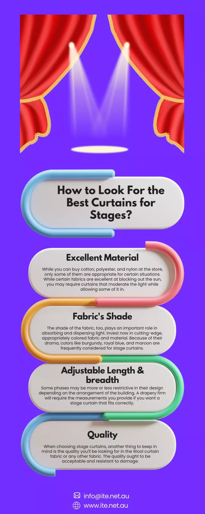 how to look for the best curtains for stages