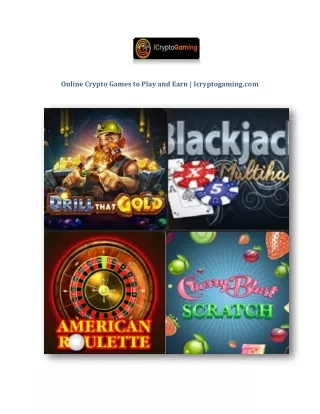 online crypto games to play and earn
