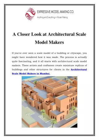 a closer look at architectural scale