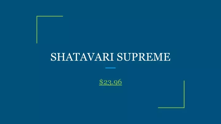 shatavari supreme