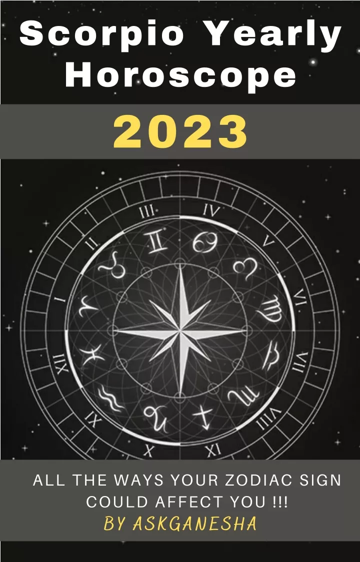 PPT Scorpio Yearly Horoscope 2023 PowerPoint Presentation, free