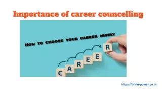 Importance of career councelling