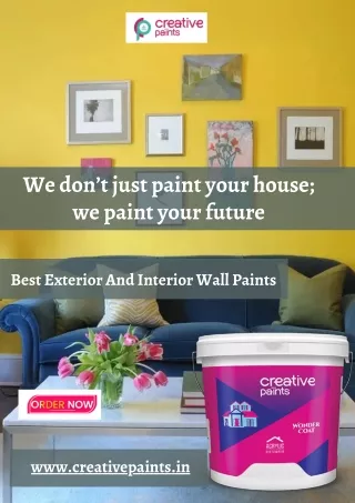 No.1 Paint Company in India Online - Creative Paints