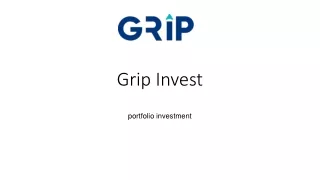 Grip_Invest_Portfolio_Investment