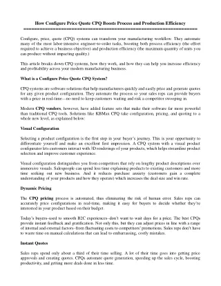how configure price quote cpq boosts process