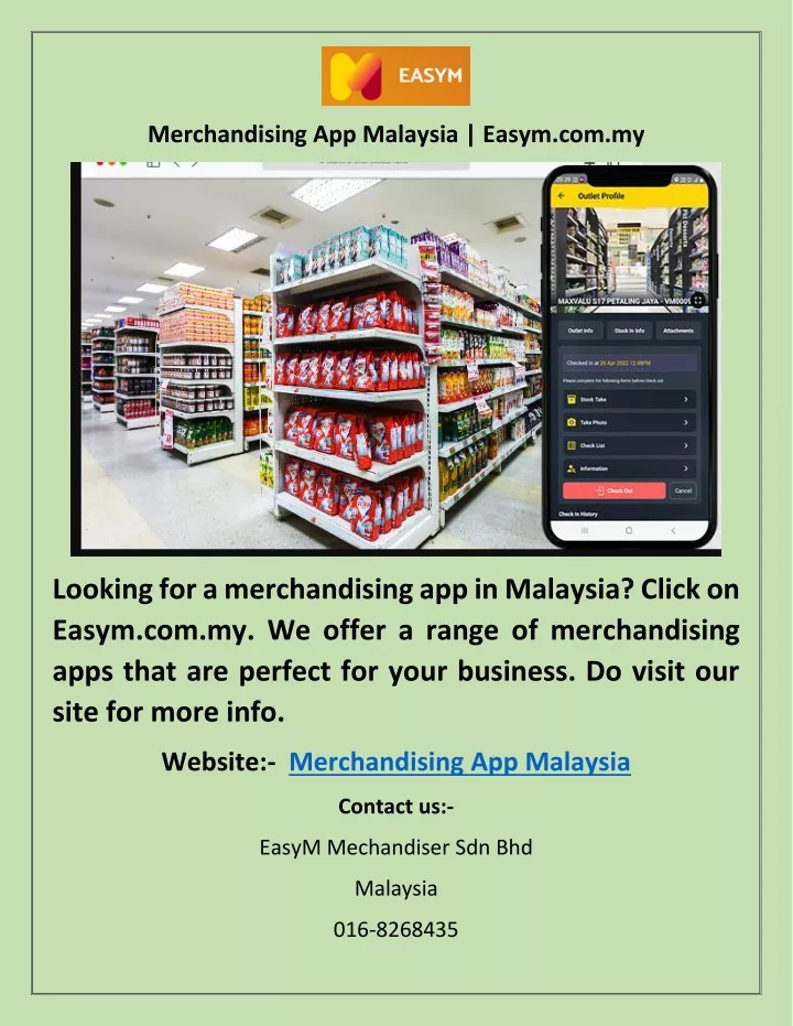 merchandising app malaysia easym com my