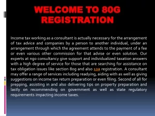 80G Registration in Delhi