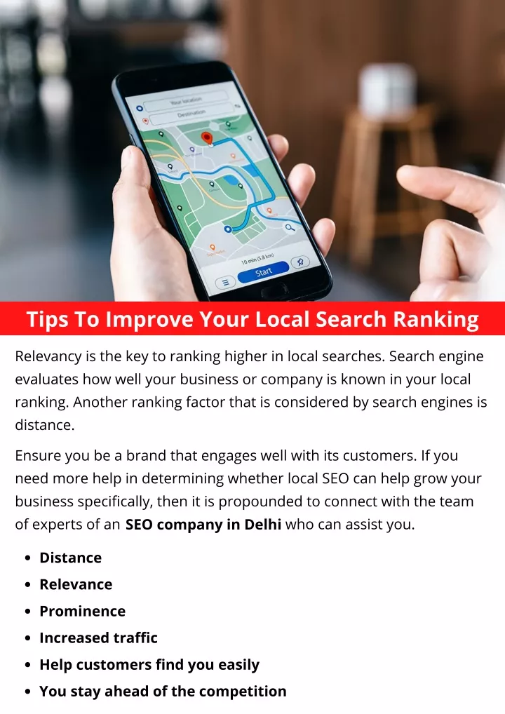 tips to improve your local search ranking