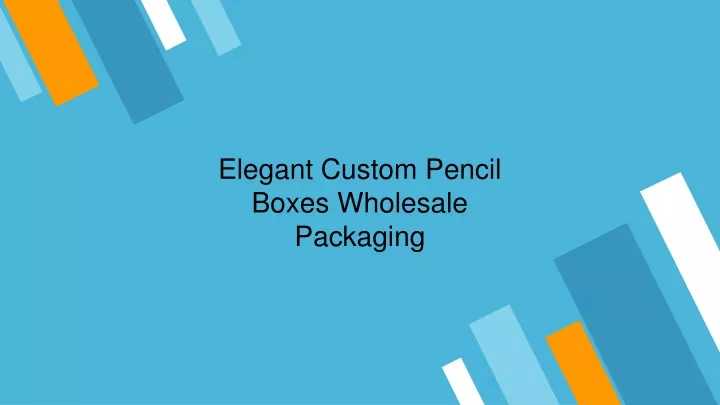 elegant custom pencil boxes wholesale packaging