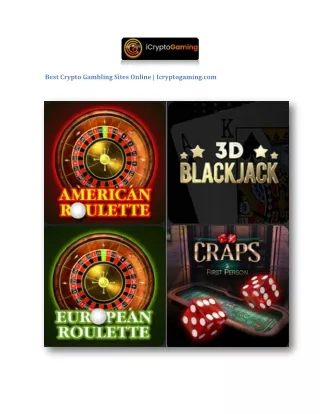 best crypto gambling sites online icryptogaming