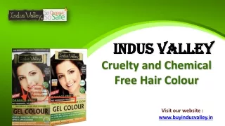 indus valley PPD and Cruelty Free Hair Colour in India