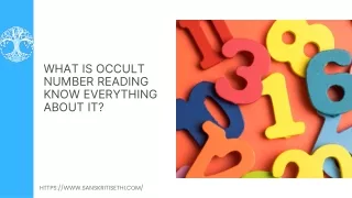 what is occult number reading know everything