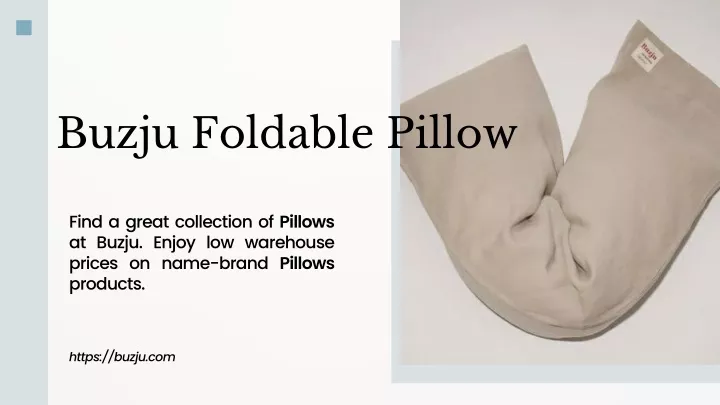 buzju foldable pillow
