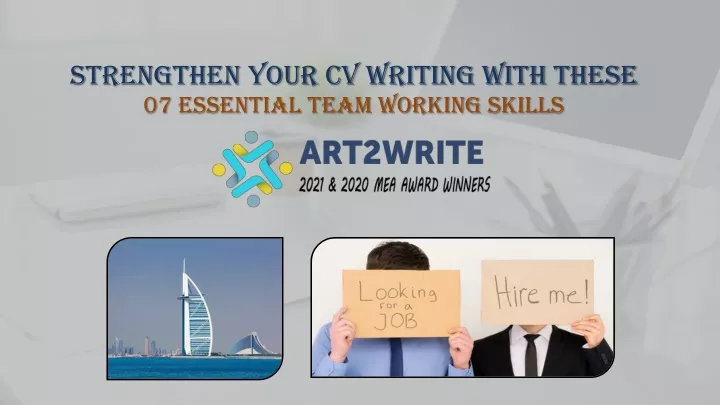 strengthen your cv writing with these