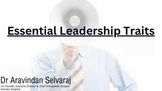 essential leadership traits