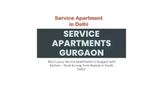 Service apartments Gurgaon