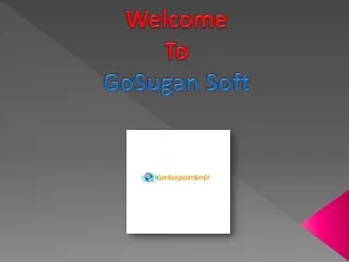 welcome to gosugan soft