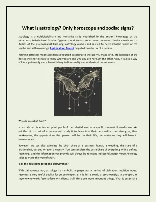 what is astrology only horoscope and zodiac signs