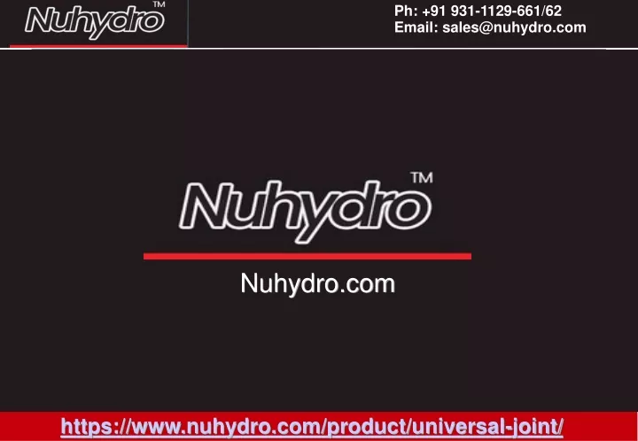 nuhydro com