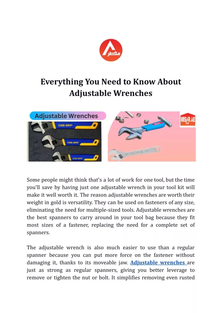 everything you need to know about adjustable