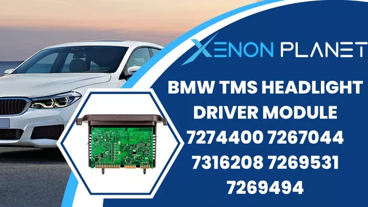 bmw tms headlight driver module 7274400 7267044