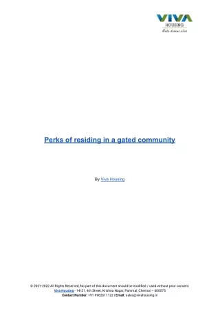 Perks of residing in a gated community.docx