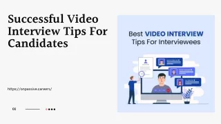 successful video interview tips for candidates