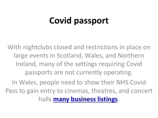 covid passport