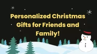personalized christmas gifts for friends
