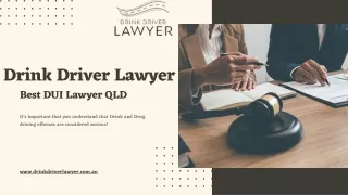 Drink Driver Lawyer  Top DUI Lawyers in Queensland
