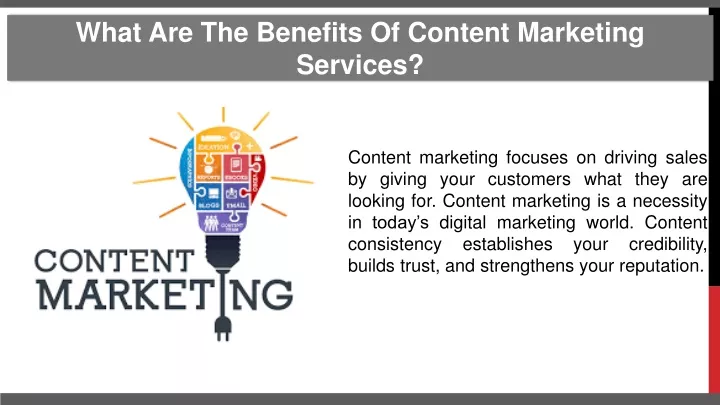 what are the benefits of content marketing