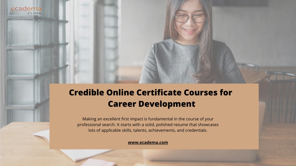 PPT - Credible Online Certificate Courses for Career Development