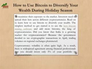 to maximize their exposure to the market