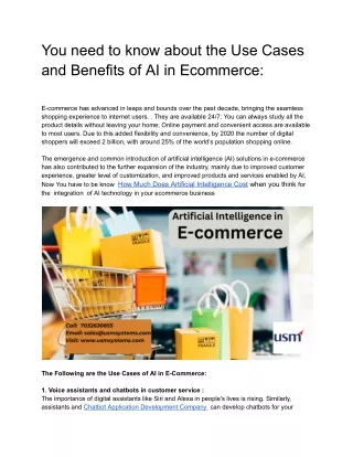 you need to know about the use cases and benefits