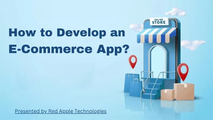 how to develop an e commerce app