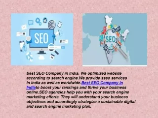 Best SEO Company in India