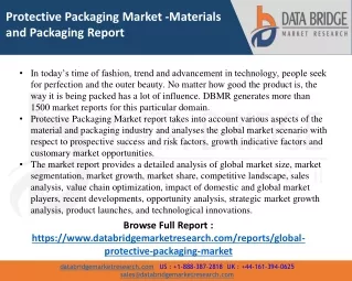 Protective Packaging Market – Industry Trends and Forecast to 2028
