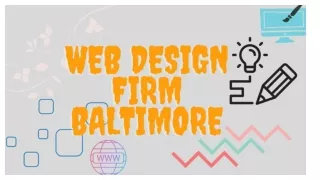 Web Design firm, michigan and baltimore, dallas digital marketing agency