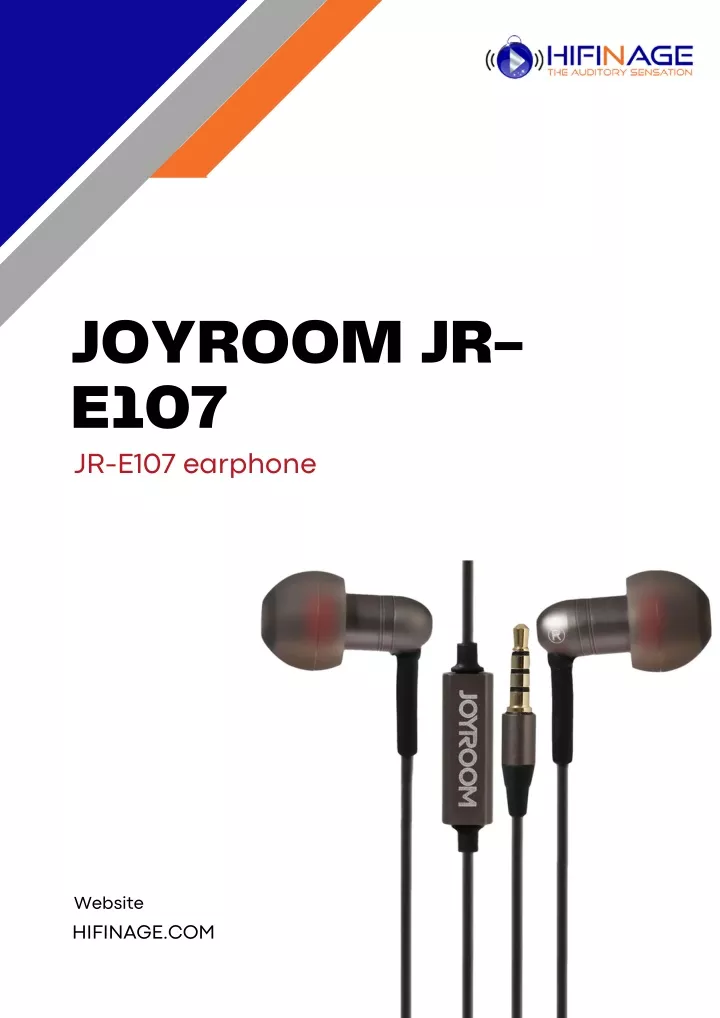 joyroom jr e107 jr e107 earphone