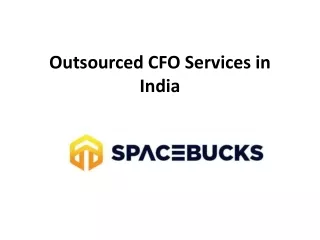 Outsourced CFO Services in India