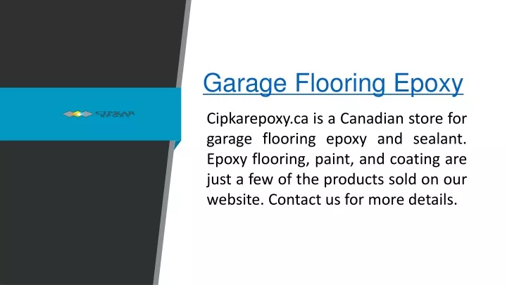 garage flooring epoxy