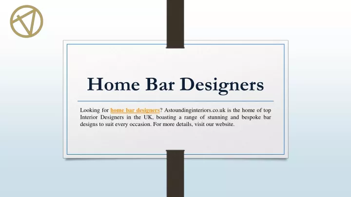 home bar designers