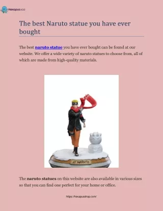 Naruto statue