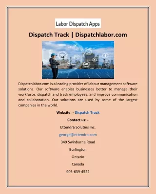 Dispatch Track | Dispatchlabor.com